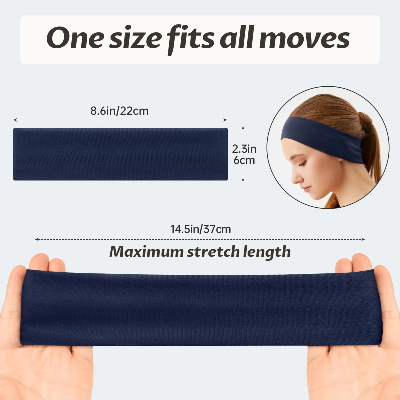 Спортивна Пов'язка на Голову для Волосся Жіноча, фото №6