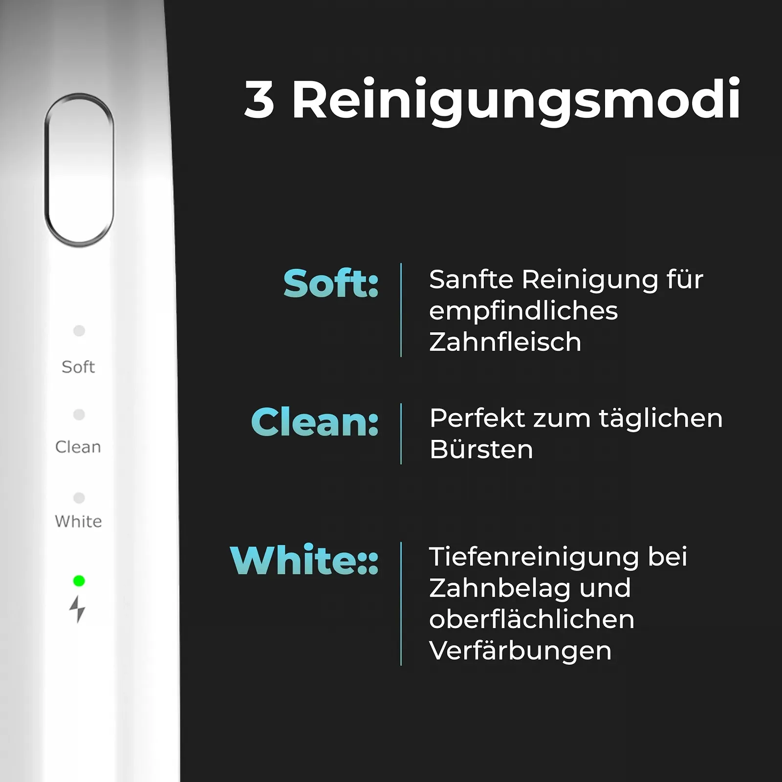 Электрическая зубная щетка AENO Sonic DB8 Белая, фото №4