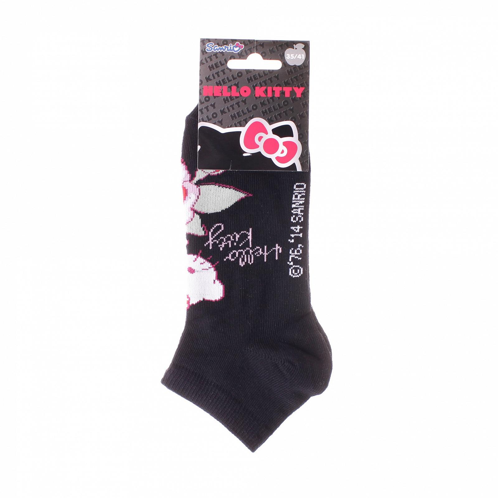 Шкарпетки HELLO KITTY HK + ROSE Чорний 35 - 41, фото №2