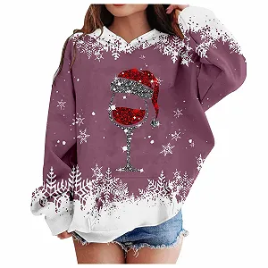 Худи Рождественский, детский, цветной, с длинными рукавами - Фото 1