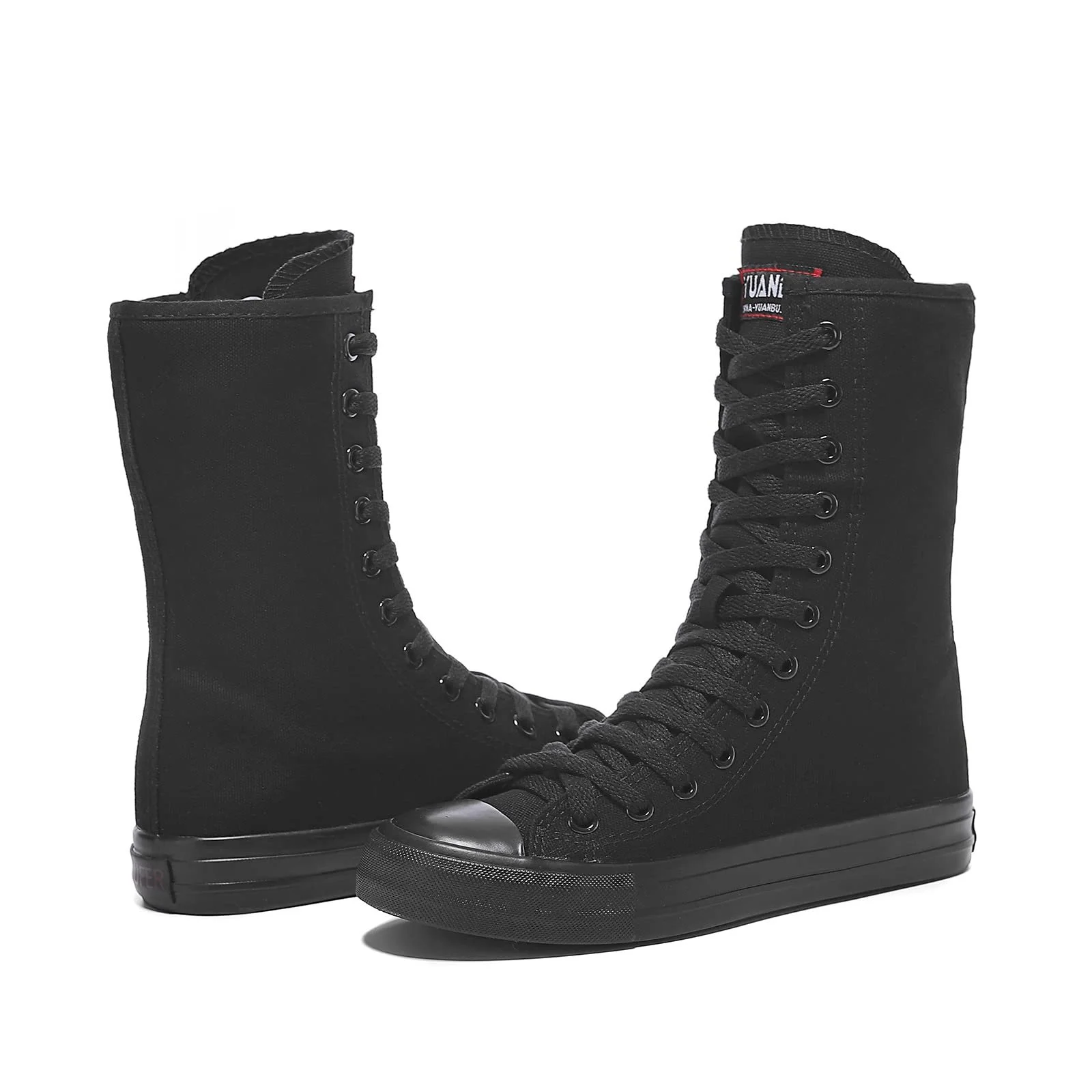 Кеди Momuk Високі Жіночі Тканинні На Шнурівці Повсякденні, фото №2