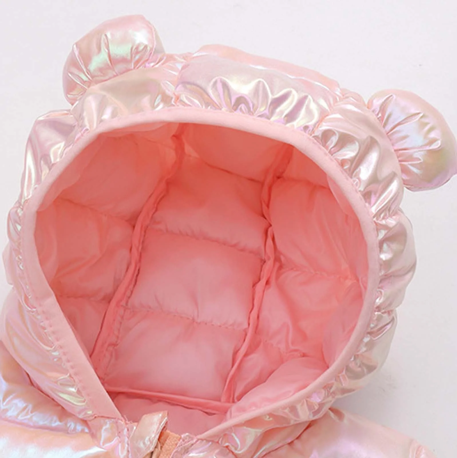 Зимняя куртка для девочки, повседневная пуховая куртка, теплая флисовая куртка с капюшоном, куртка для отдыха, куртка для походов, зимняя лыжная куртка с лацканами, теплая верхняя одежда для малышей, фото №7