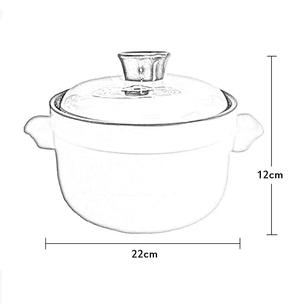 Круглая керамическая антипригарная кастрюля 2,5л, зеленая, фото №2