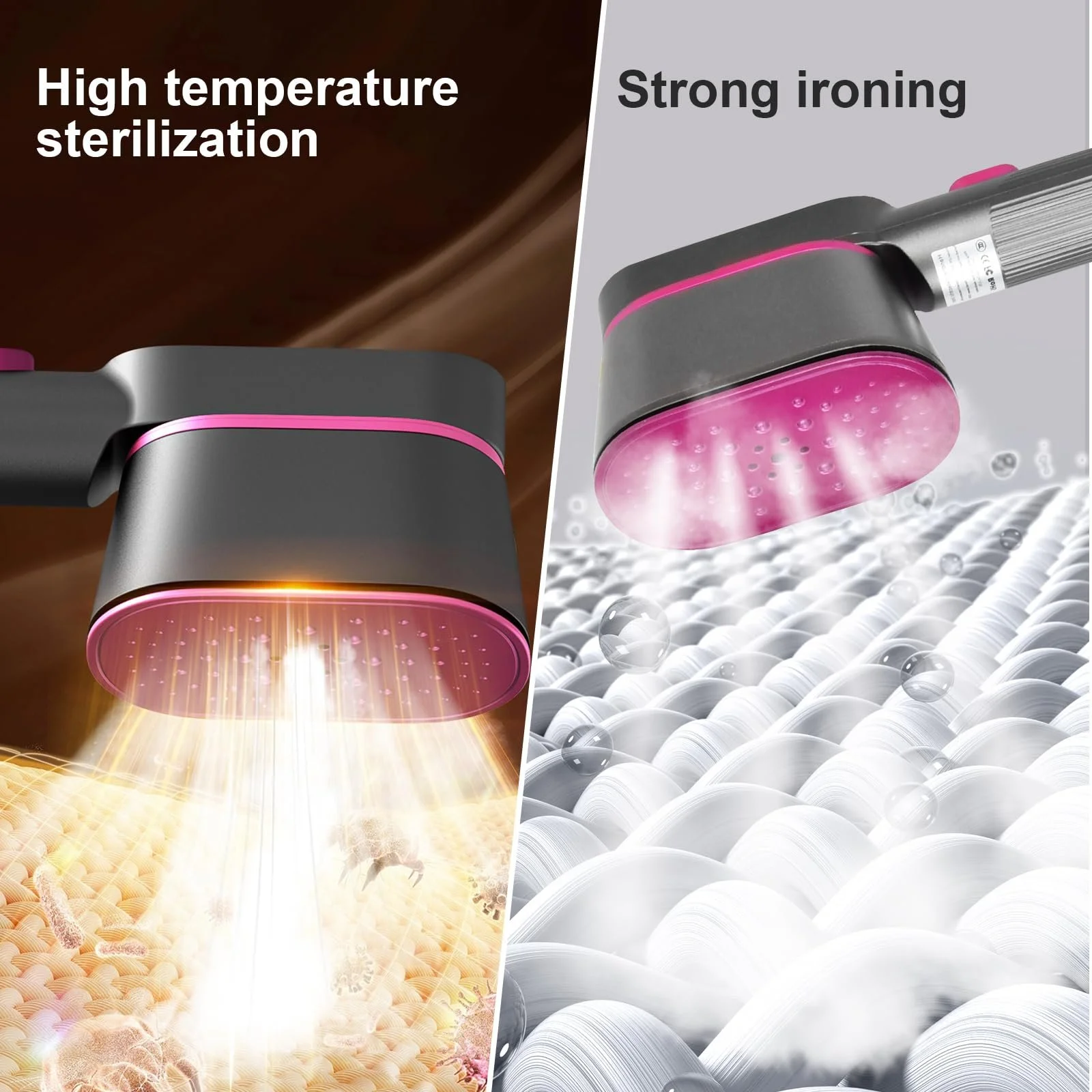 Вертикальний відпарювач Litinliv Travel Steamer 1000W 60ml Компактний, фото №6