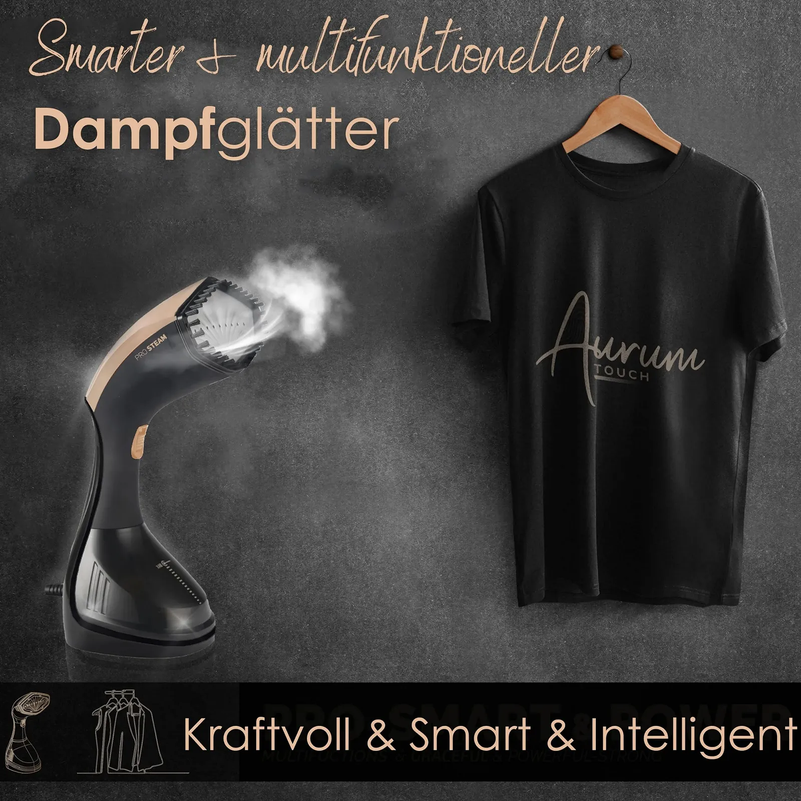 Отпариватель 1500 W 20 г/мин 230 мл портативный, фото №2