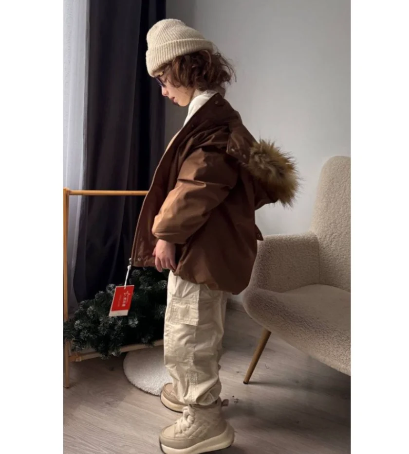 Стильна дитяча куртка від 130 до 160 см еврозима з капюшоном з хутром осінь/зима, фото №2 Стильна дитяча куртка від 130 до 160 см еврозима з капюшоном з хутром осінь/зима, фото №2