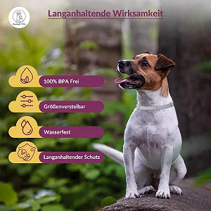 Нашийник від кліщів Animal Vita Premium Водостійкий Регульований 48 см для маленьких собак synthetic.ua - Фото 1