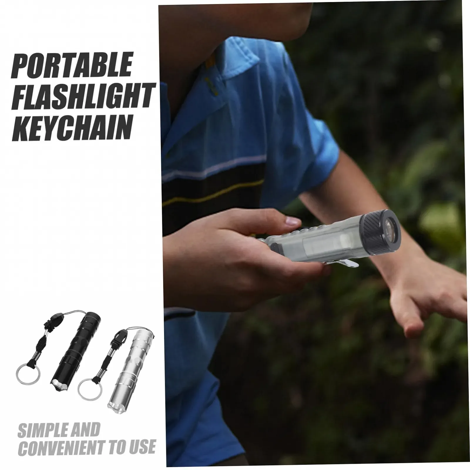 Ліхтарик-брелок Angoily Міні USB Синій, фото №4 Ліхтарик-брелок Angoily Міні USB Синій, фото №4