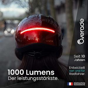 Шлем Life Bike Scooter с передней и задней функцией мигания, один размер synthetic.ua - Фото 1