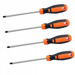 Купить Набор отверток Torx T15 T20 T25 T30 магнитные 150 мм 4 шт. - Фото 1 Набор отверток Torx T15 T20 T25 T30 магнитные 150 мм 4 шт. - Фото 1