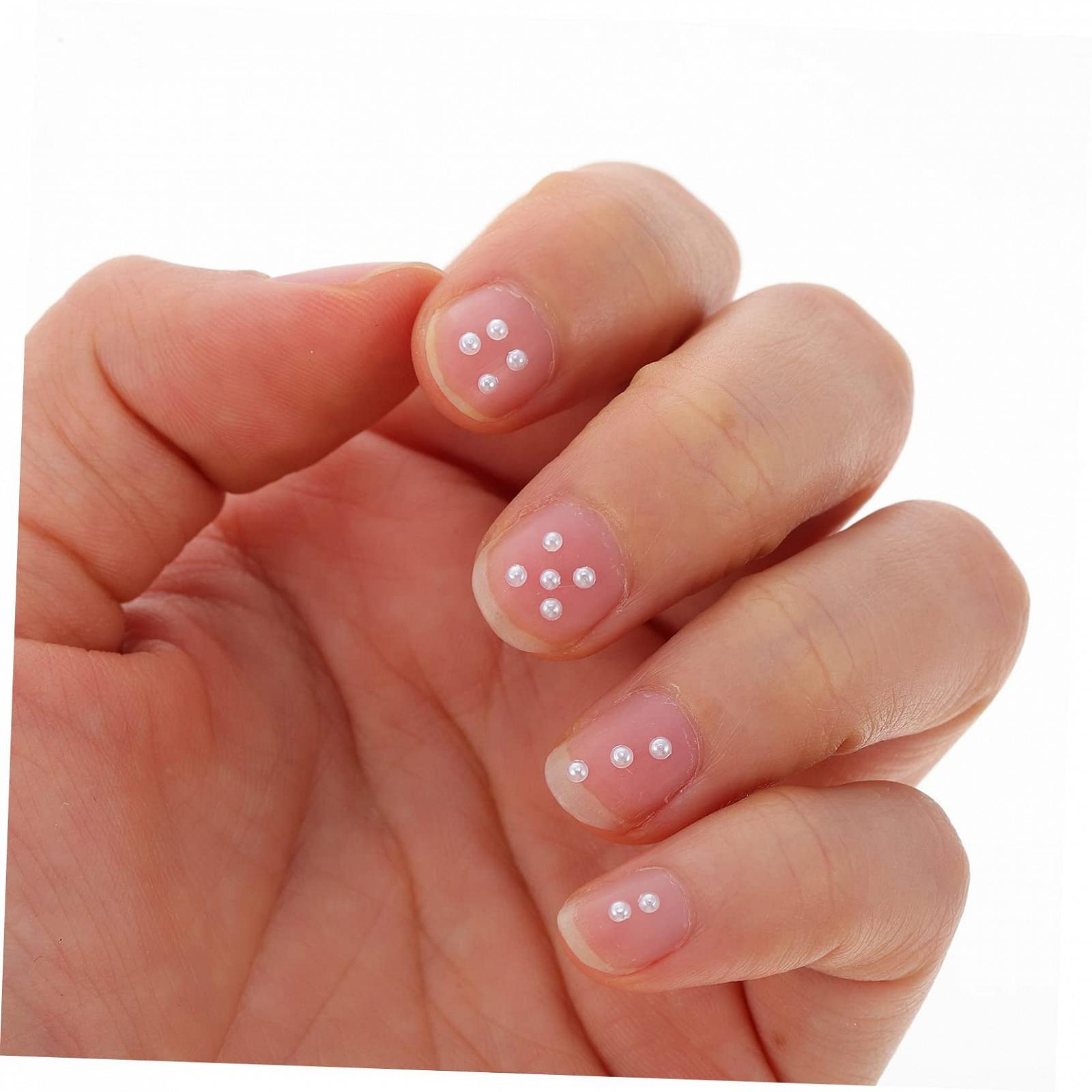 Жемчуг для ногтей FRCOLOR Пластик 1,5 мм Аксессуары для маникюра своими руками, украшения для ногтей для женщин, свиданий, работы, повседневной жизни 10000 штук, фото №6