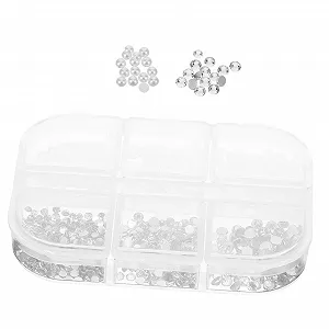 Украшения для ногтей Housoutil, пластиковые жемчужины для гелевых ногтей, маленькие подвески для ногтей с плоской задней частью, аксессуары для нейл-арта для DIY-проектов - Фото 1