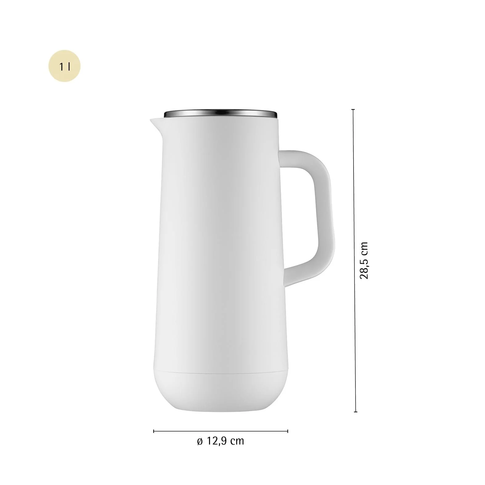 Термос-кавник WMF Impulse 1.0 л, для кави або чаю, гвинтова кришка, зберігає температуру протягом 24 год, фото №3