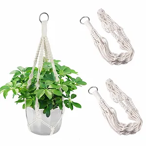 Підвісні кошики Тримачі для рослин макраме 2 шт. 50 см - Фото 1