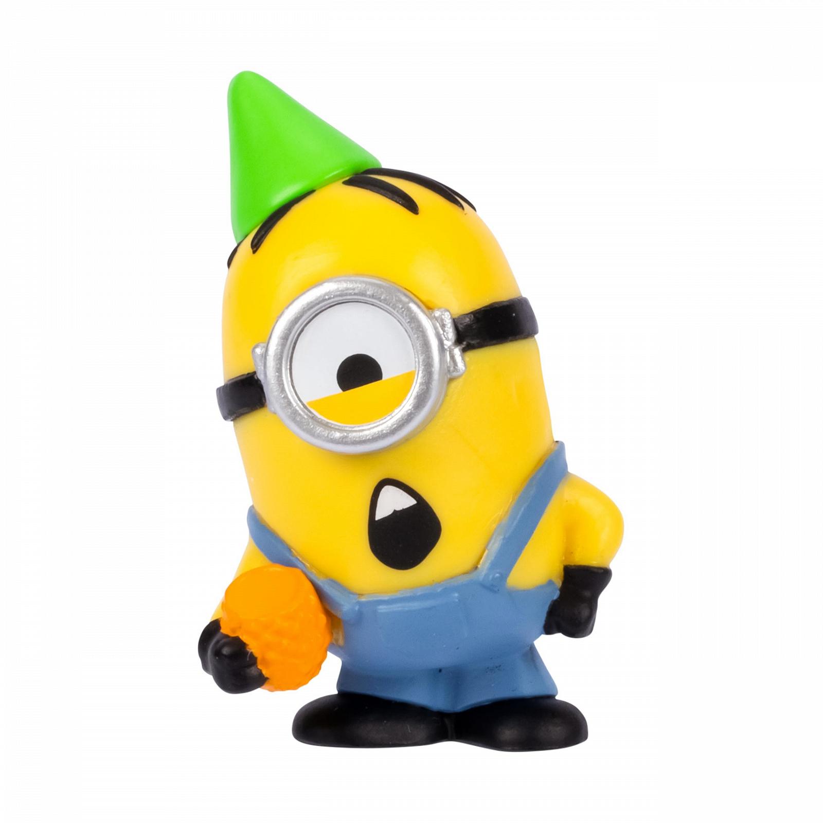 Фигурки MINIONS Despicable Me 4, набор из 4 штук, Party Bus Squad, 5,8 см, коллекционные, в наборе 3 видимые фигурки и 1 скрытая фигурка-сюрприз, фото №5