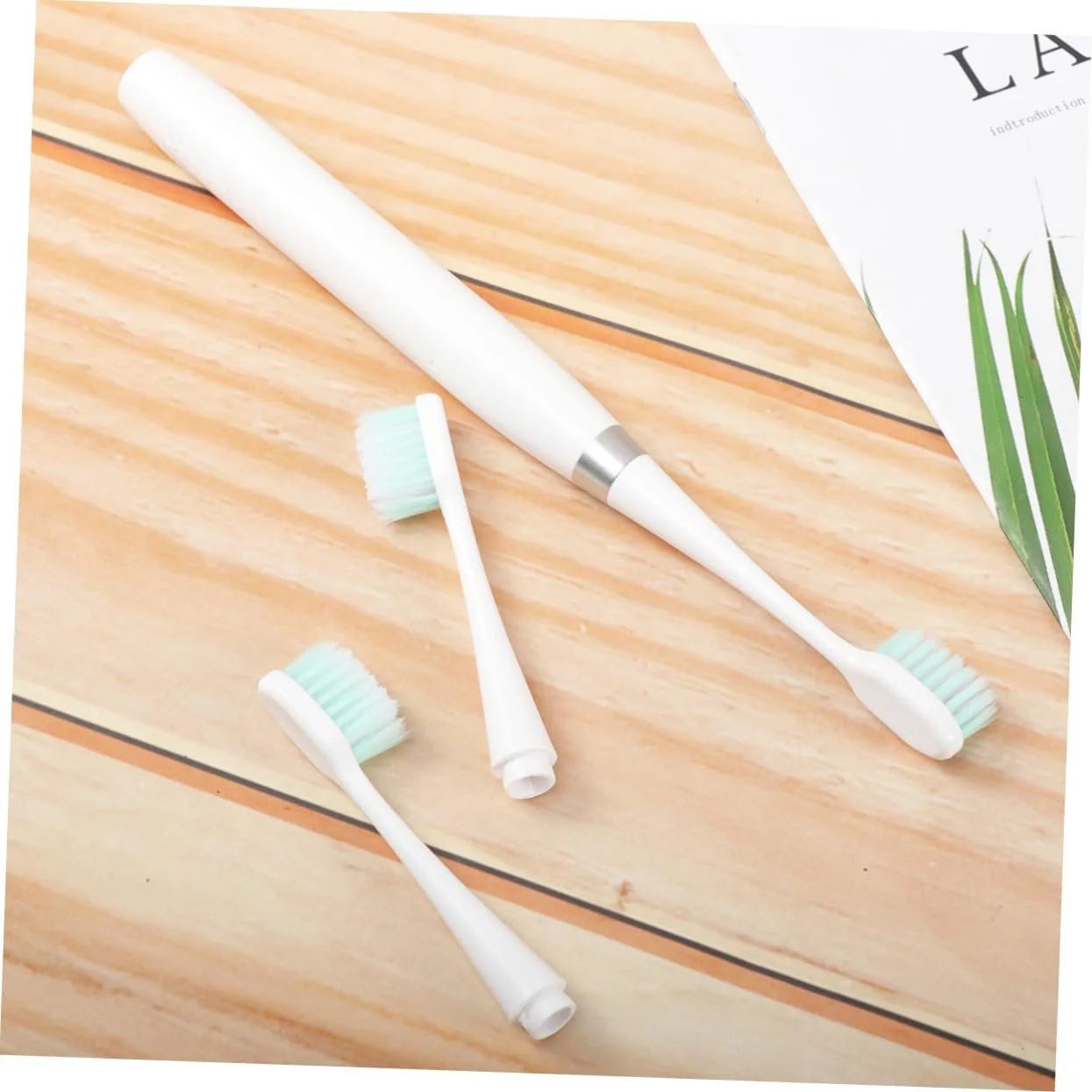 Набор детских зубных щеток Gatuida Электрическая звуковая На батарейках Мягкая щетина 3 шт., фото №6