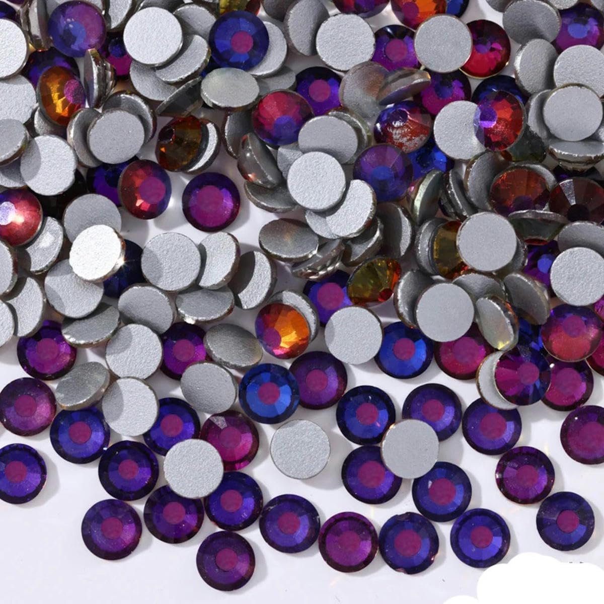 Стрази Блакитна серія з блискітками Плоска задня частина S, 1140 шт., фото №1 Стрази Блакитна серія з блискітками Плоска задня частина S, 1140 шт., фото №1