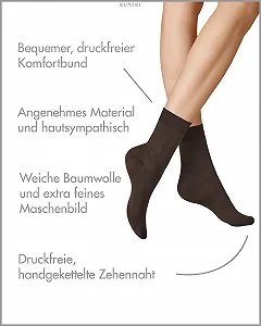 Женские носки KUNERT Sensual Хлопок Extra Fine 130 Denier synthetic.ua - Фото 1