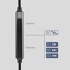 Вставные HIFI WALKER A1 Наушники Кабель с Микрофоном и Регулировкой Громкости HiFi Стерео Изоляция Шума Комфортные Насыщенные Басы Наушники с 3.5 мм Разъёмом synthetic.ua - Фото 1