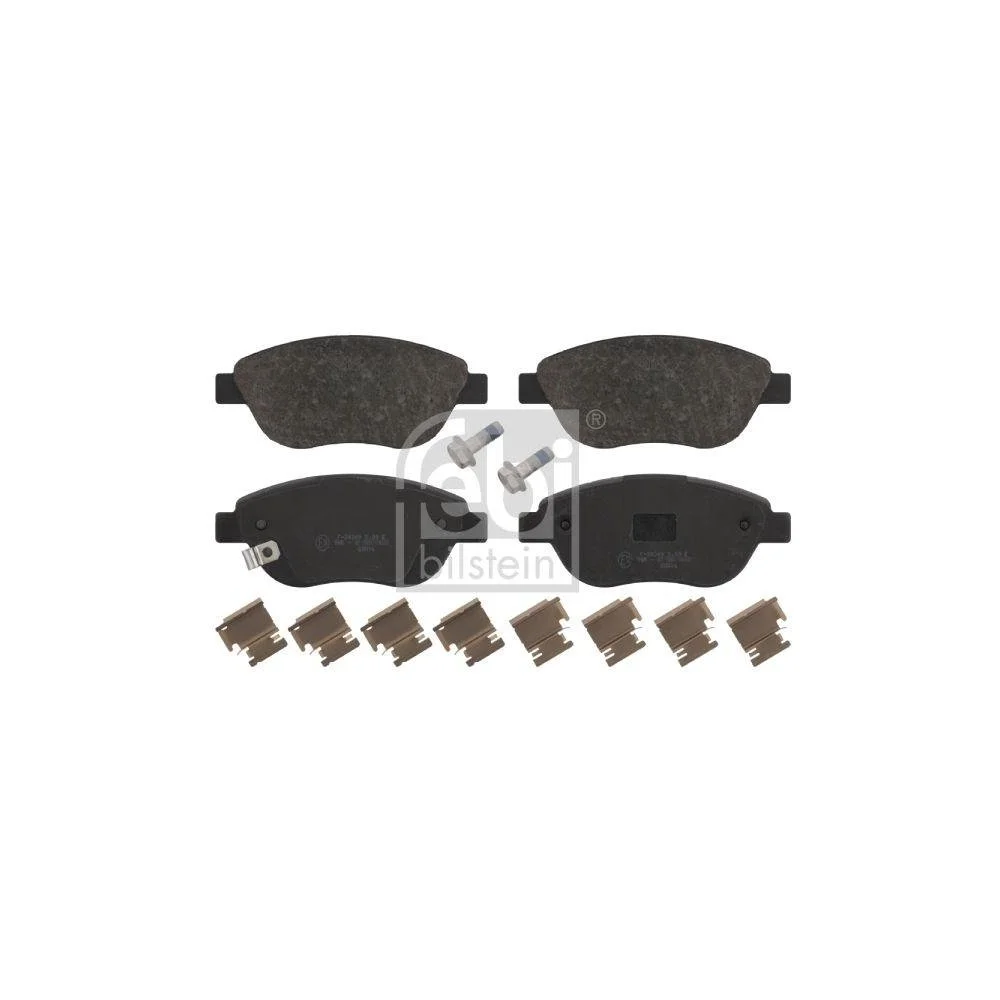 Комплект тормозных колодок FEBI BILSTEIN 16630 для FIAT OPEL VAUXHALL, фото №2 Комплект тормозных колодок FEBI BILSTEIN 16630 для FIAT OPEL VAUXHALL, фото №2