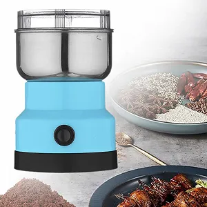 Мини-кофемолка Colcolo Электрическая для сухого зерна, риса и кофе, многоцелевая, электрическая для кофейных зерен. synthetic.ua - Фото 1