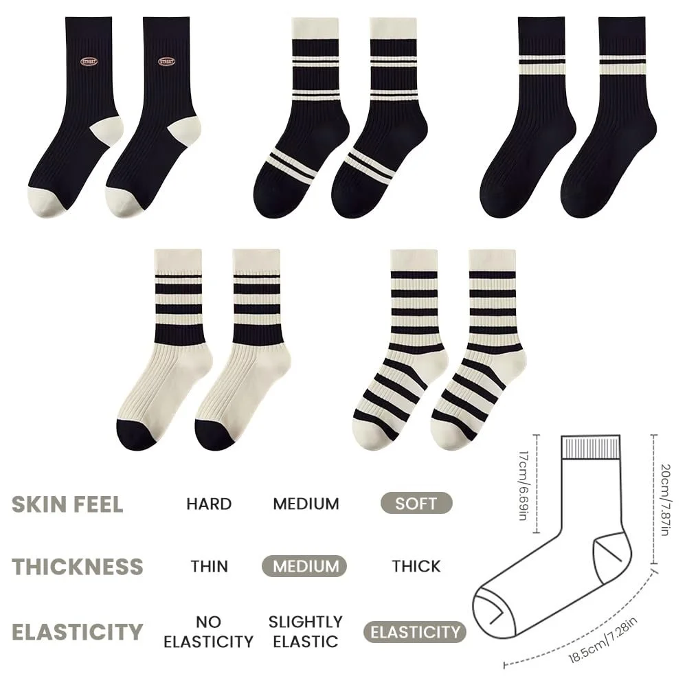 Женские носки Черный Цвет (Полоски), фото №3