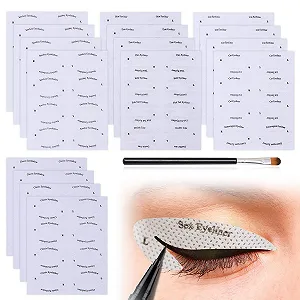 Купити Набір Quick 16pcs Eyeliner Eyeshadow Stencils з пензлем Eyeshadow - Фото 1 Набір Quick 16pcs Eyeliner Eyeshadow Stencils з пензлем Eyeshadow - Фото 1