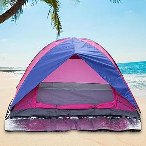 Мат для підлоги Camping Tent Underlay З алюмінієвою фольгою Пікніковий пляжний synthetic.ua - Фото 1