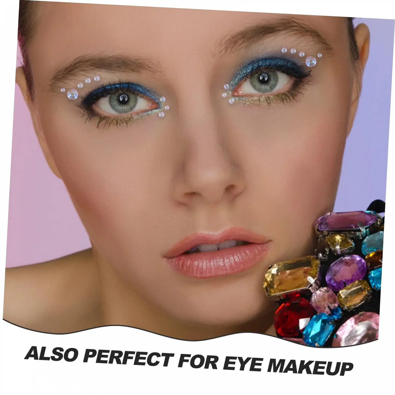 Стразы для ногтей WOONEKY, 4 лепестка, бусины, блестки для дизайна ногтей, самоклеящиеся, для маникюра и декора, фото №7