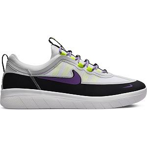 Кроссовки Nike SB Nyjah Free Black / White / Black - Фото 1