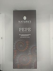 Гель-шампунь для душу Nature's Pepe Fondente Стимулюючий Чорний перець та Какао 200 мл synthetic.ua - Фото 1