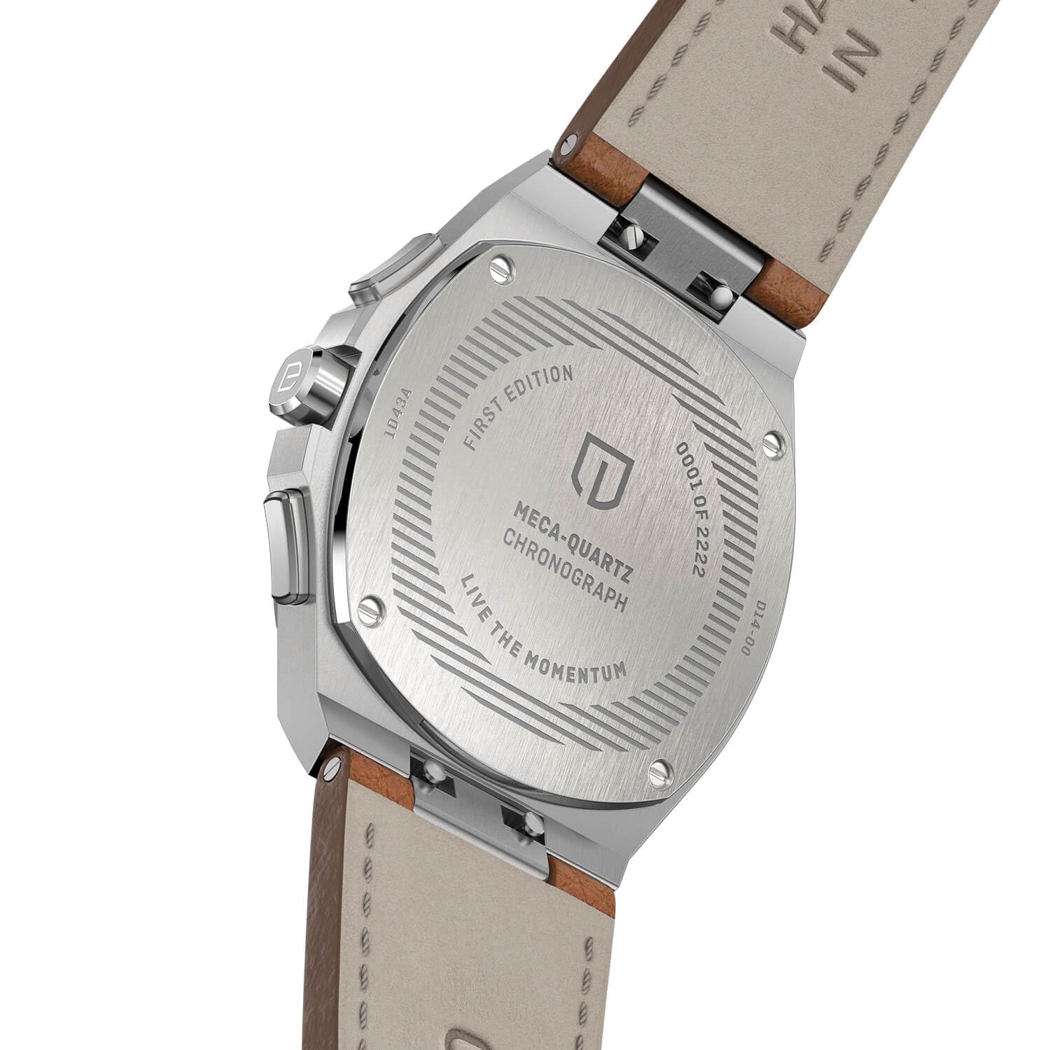 Годинник DeTomaso Voltre Chrono First Edition Чоловічий Кварцевий Шкіряний Коричневий, Зелений, фото №4