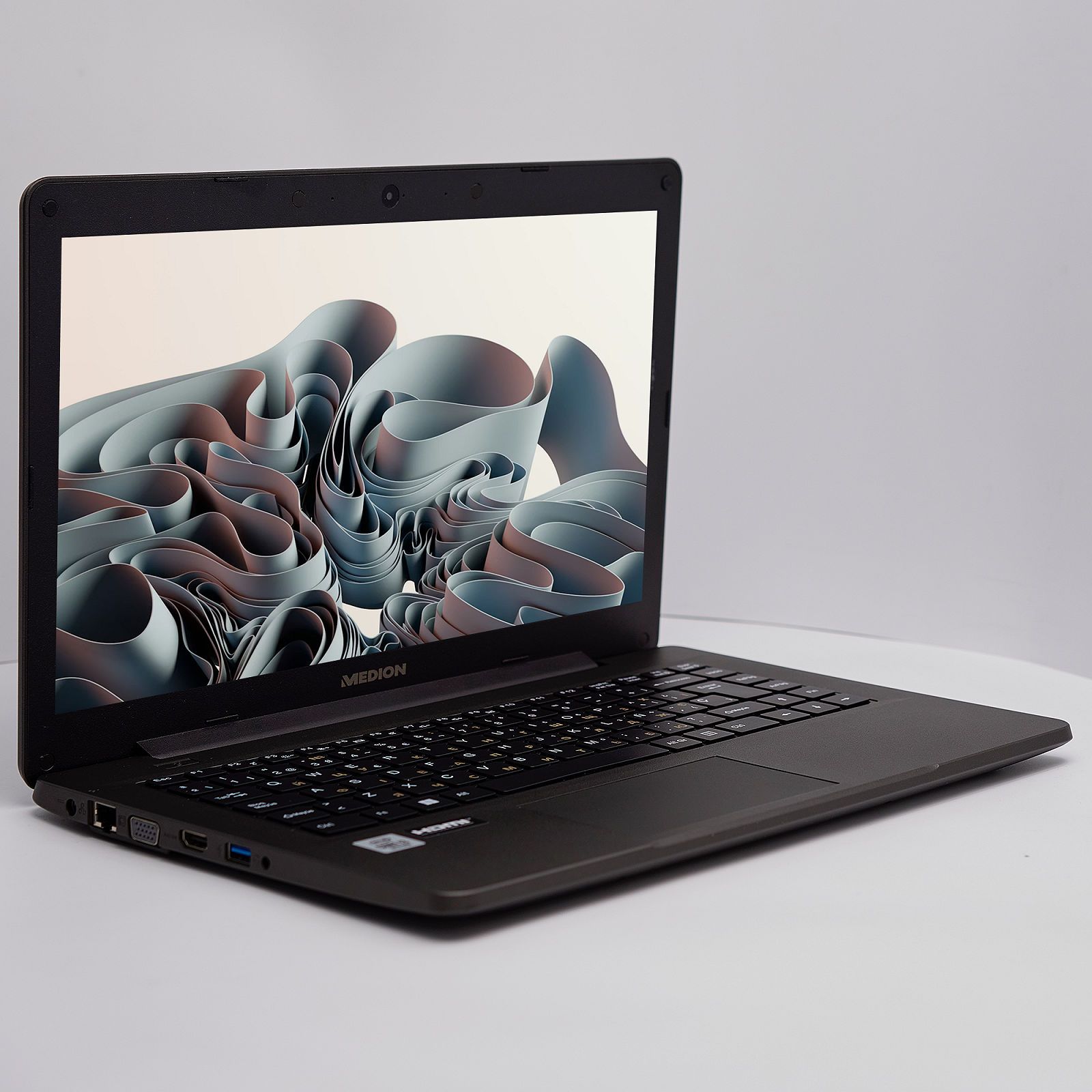 Ноутбук 14" Medion (Lenovo Group) E14409 | Intel Core i3-1005G1 | IPS (1920x1080) FullHD | RAM DDR4 8 ГБ | SSD 256 ГБ | Intel Graphics | LTE | HDMI + VGA | LAN (RJ-45) | Win10 (5180), фото №3