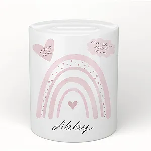 Скарбничка Manufaktur Liebevoll персоналізована керамічна Веселка - Фото 1