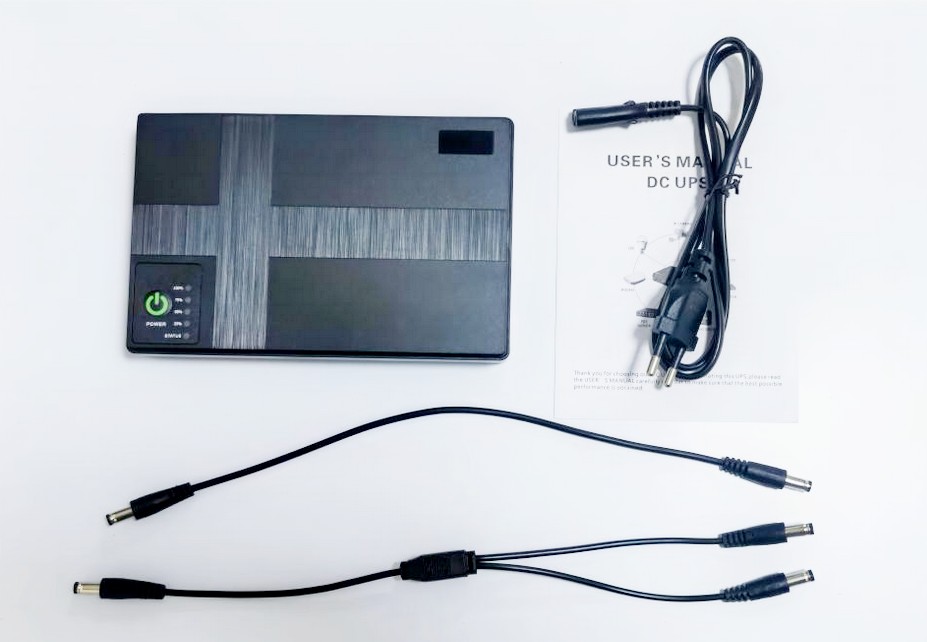 Джерело безперебійного живлення SSE UPS DC1018P для роутерів чорний, фото №3