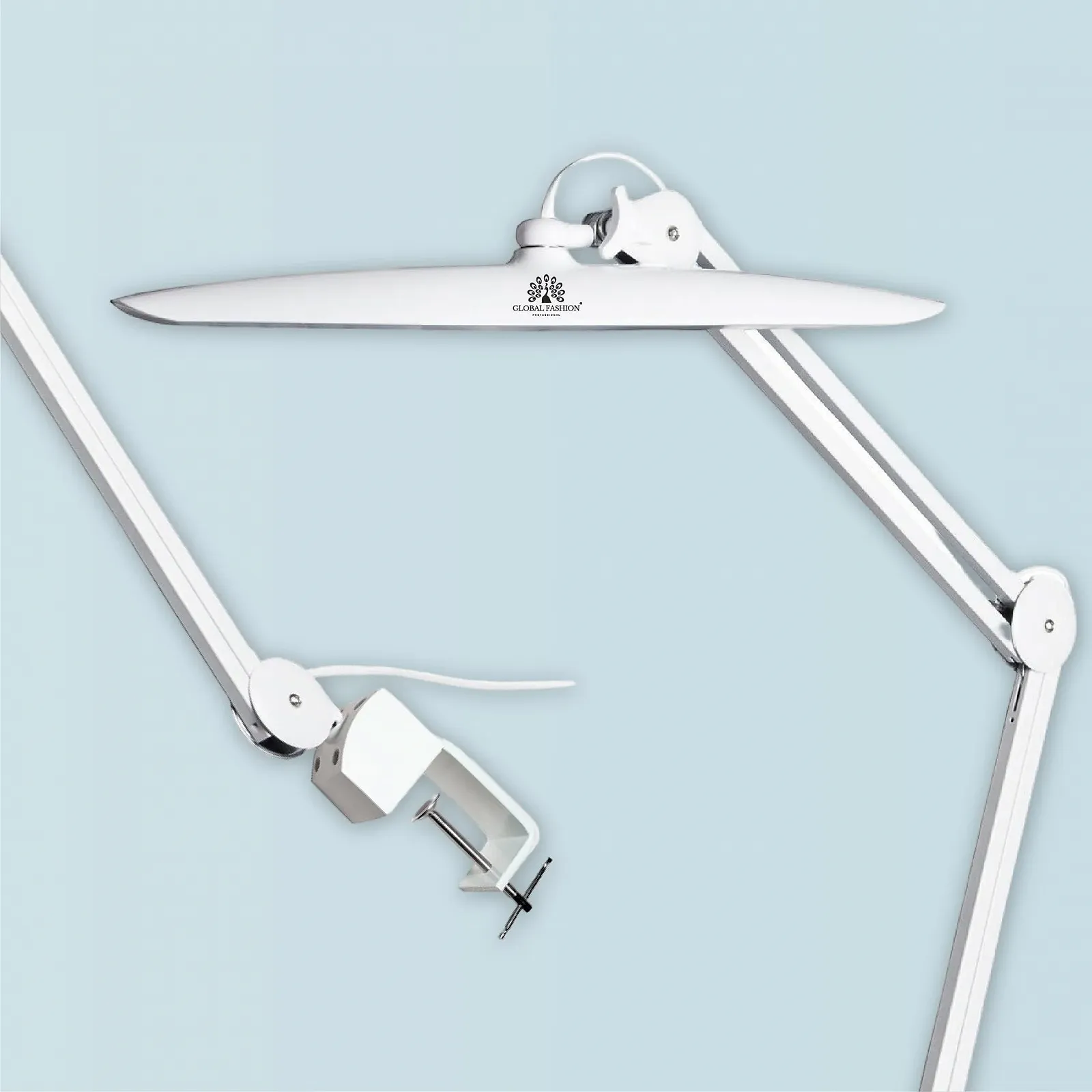 Настольная лампа Global Fashion LED Black регулируемая, с регулировкой яркости, на зажиме, 24 Вт., фото №11