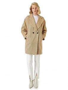 Пальто Koton Запашне на ґудзиках Жіноче - Фото 1