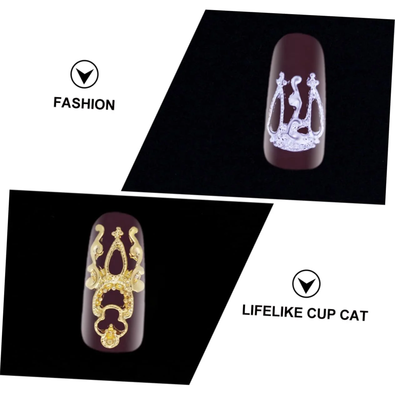 Подвески для дизайна ногтей MAGICLULU 60 шт., фото №9