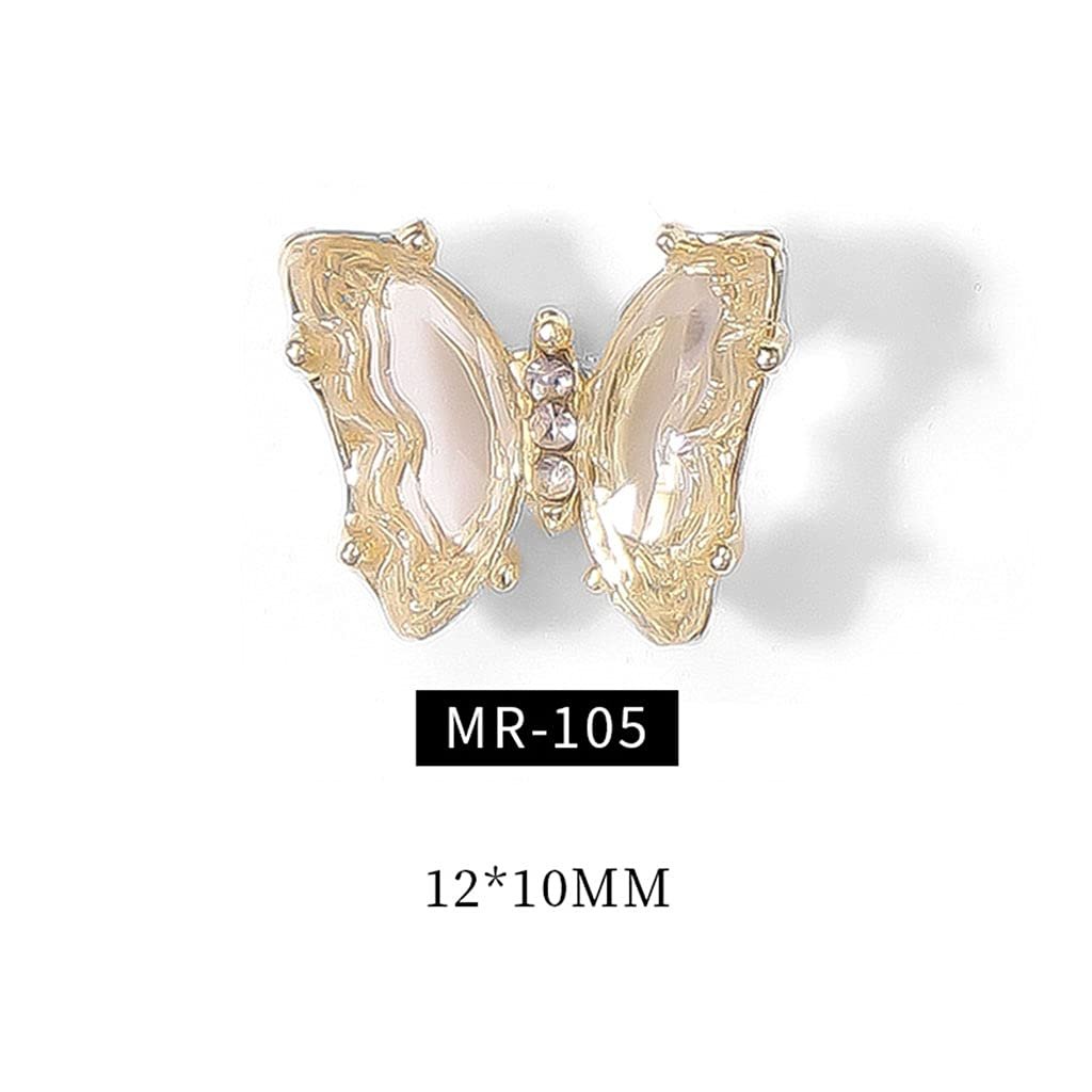 Набір 3D страз для нігтів Метелик, прикраси для манікюру, телефонів, ювелірних виробів, фото №8