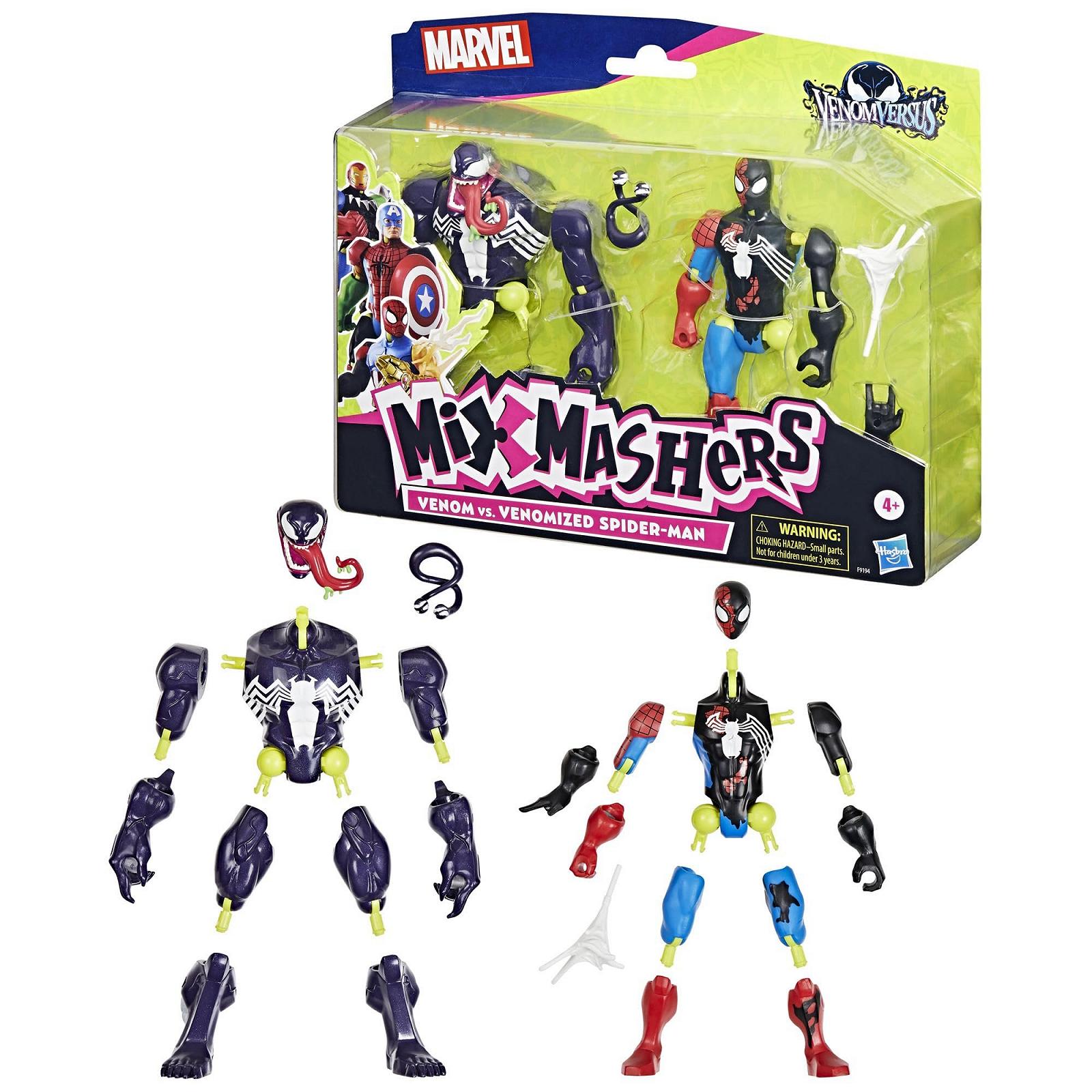 Фігурки MixMashers Marvel Venom проти Venomized Spider-Man, Набір з 2 шт, фото №5