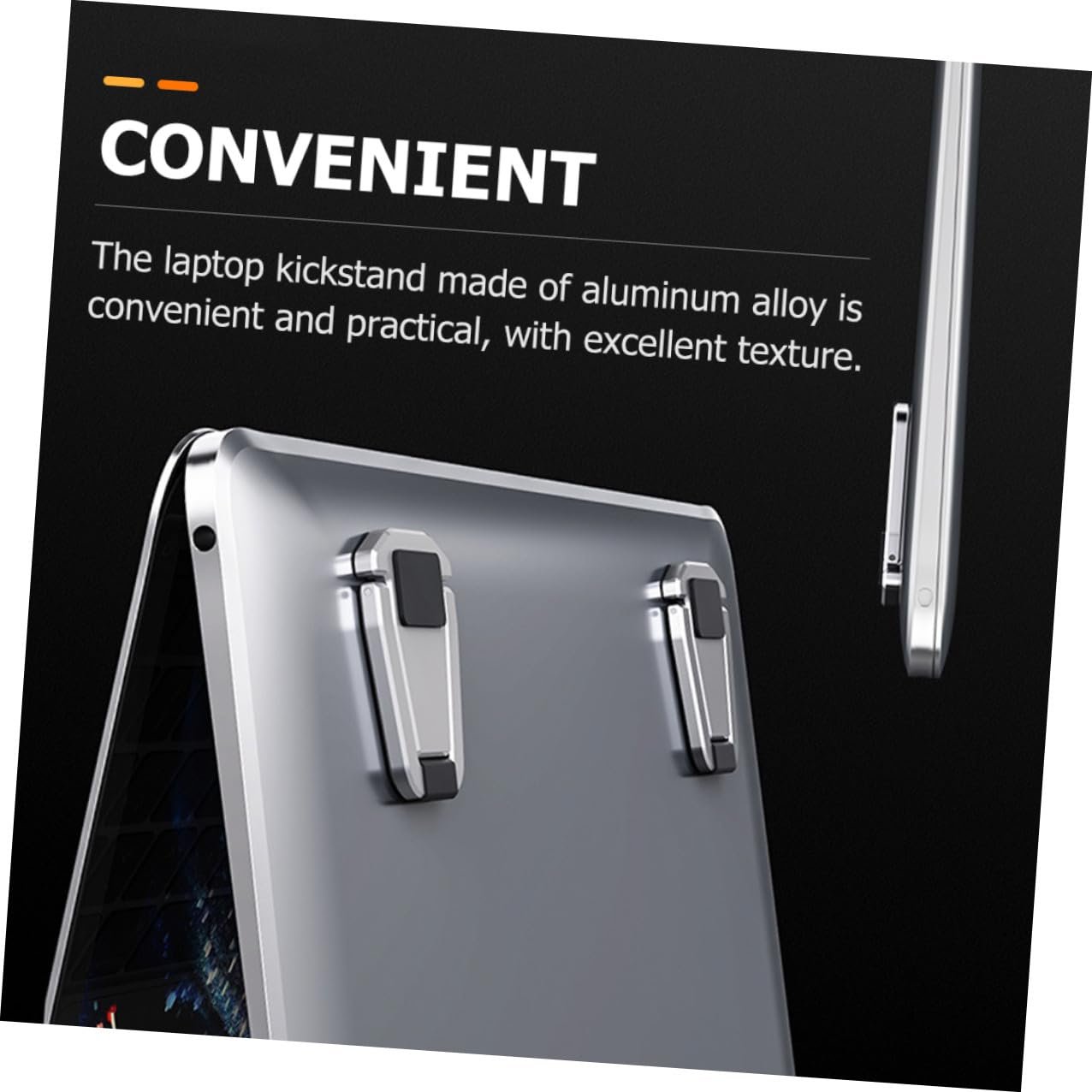 Підставка для ноутбука Tofficu Алюміній Регульована по висоті Легка Стабільна, фото №3