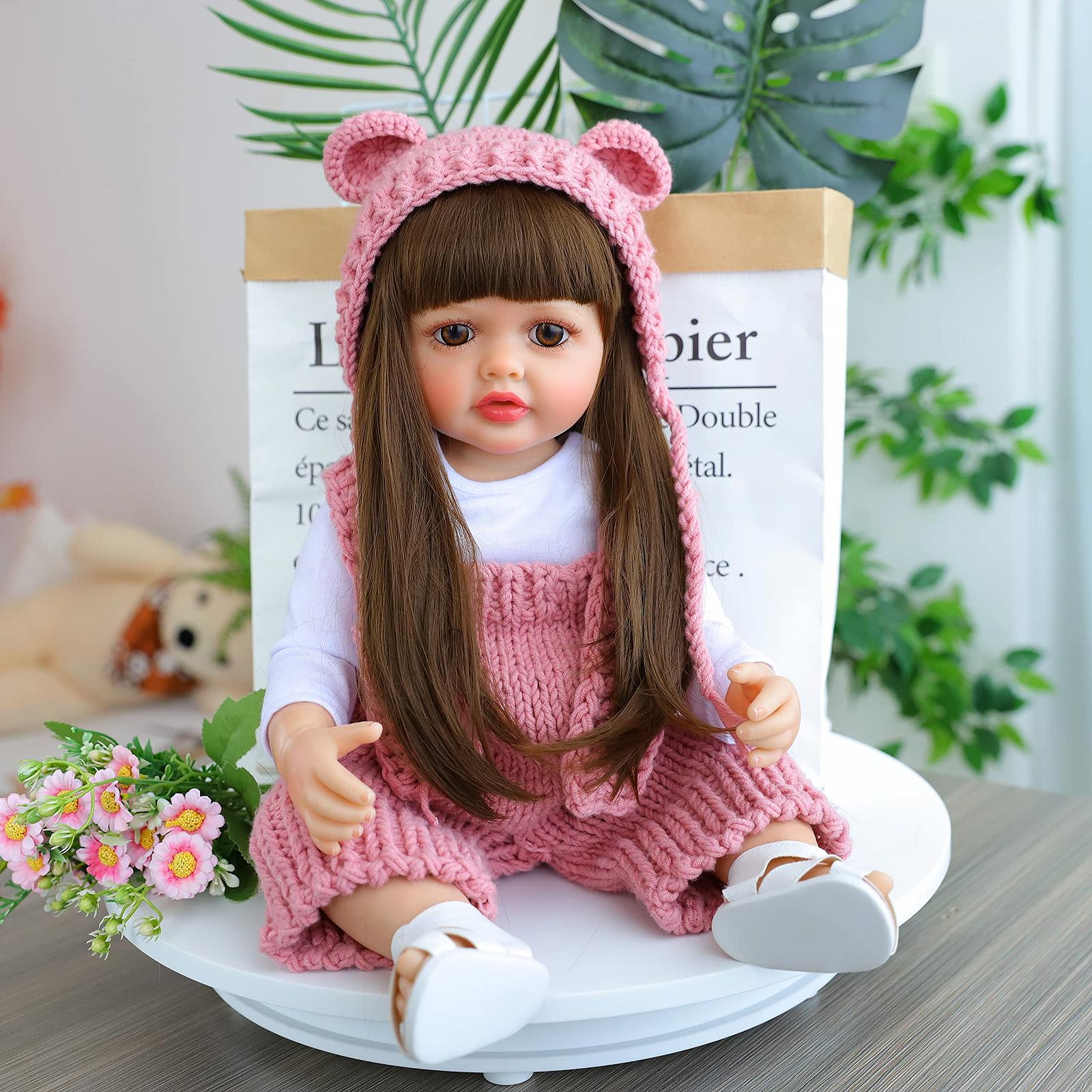 Кукла Binxing Yts Reborn Baby 55 см Мягкий Силиконовый Винил 22 Дюйма Реалистичная Новорожденная Кукла Магнитный Рот Ручная Работа, фото №4