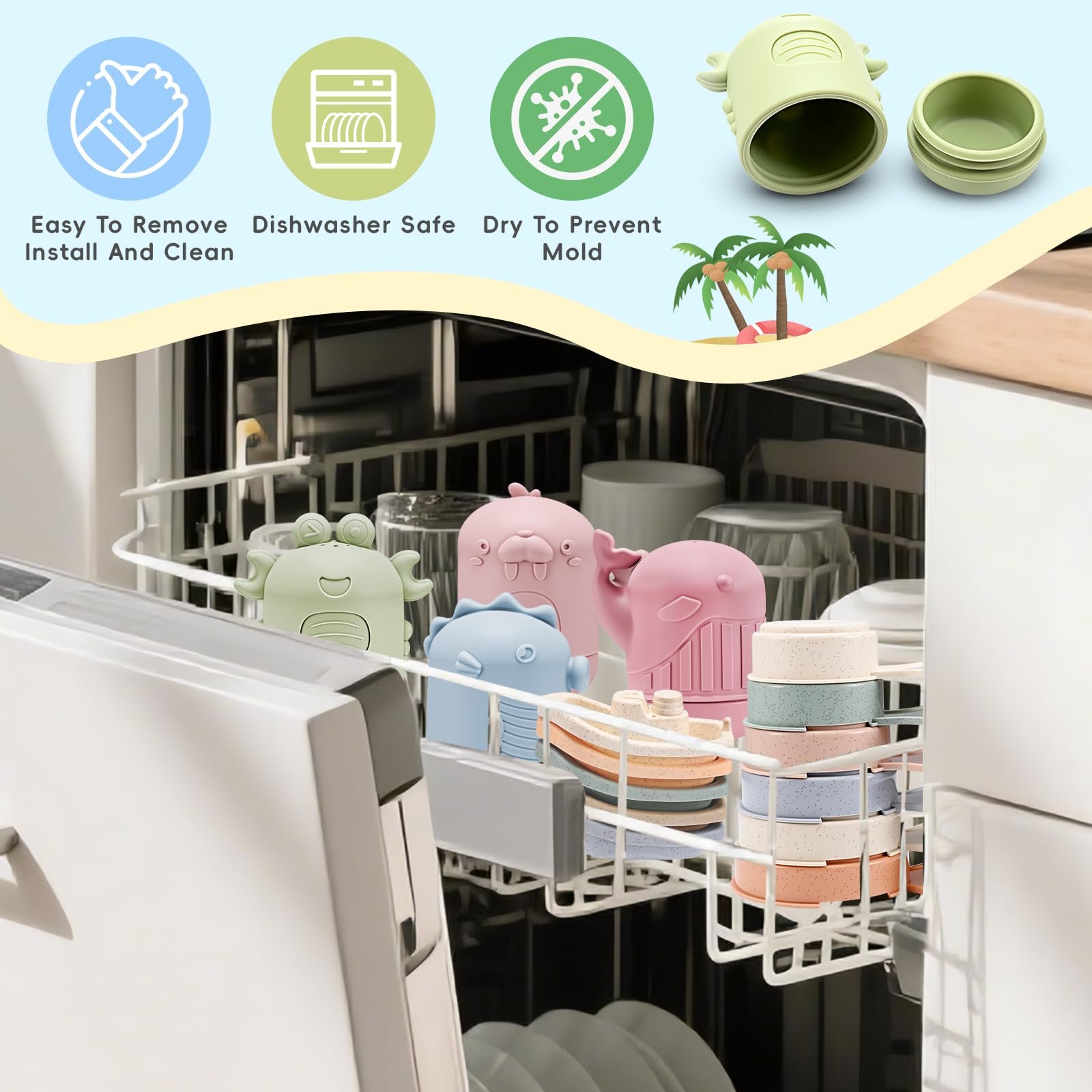 Набор игрушек для ванной 16 шт., фото №6 Набор игрушек для ванной 16 шт., фото №6