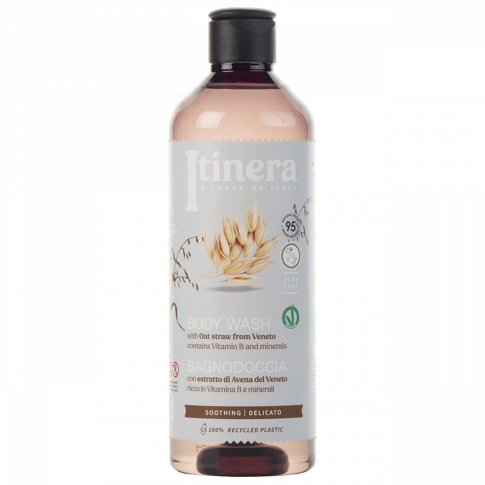 Гель для душу ITINERA Soothing з вівсом 370 мл (Упаковка з 5 шт.), фото №6