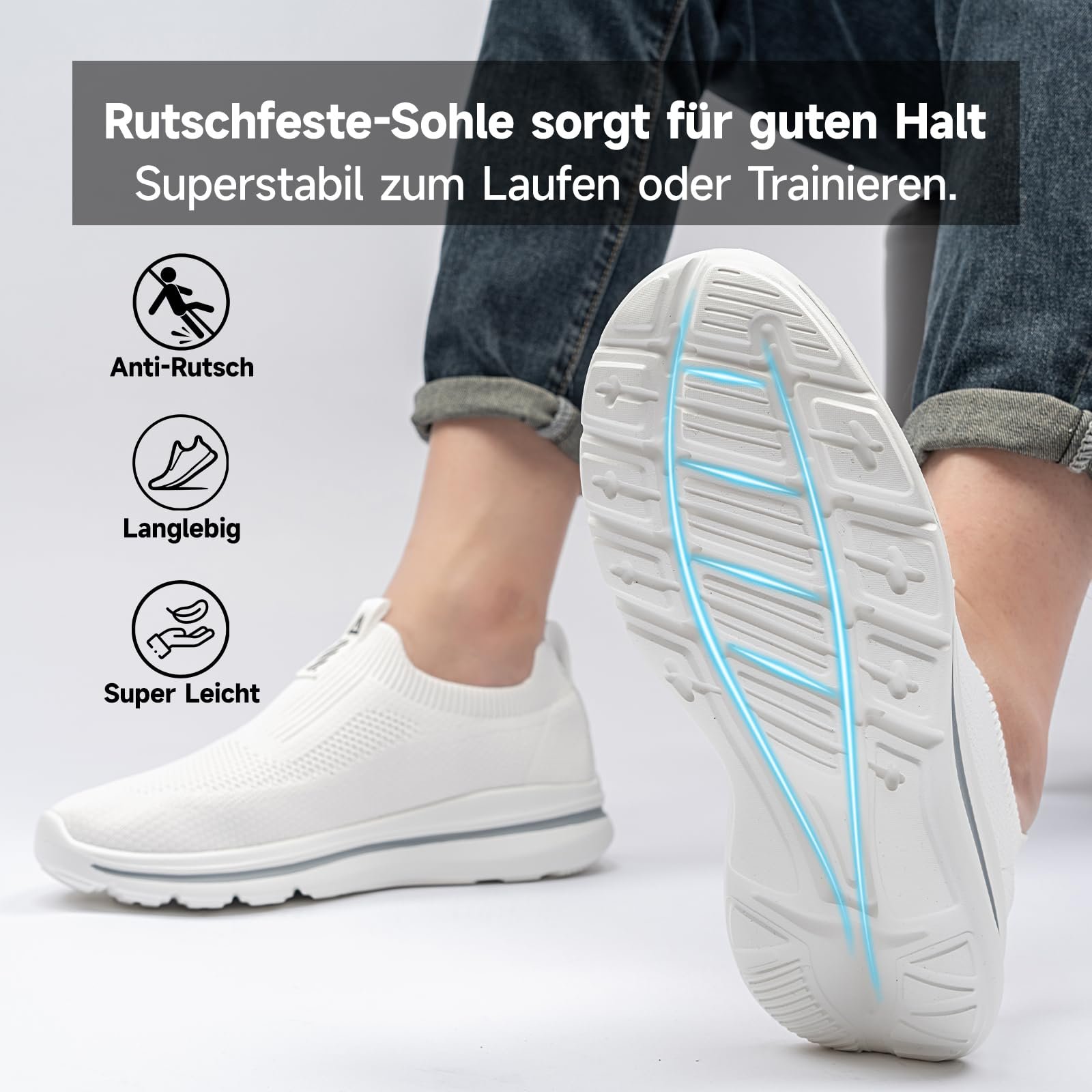 Кроссовки ODCKOI Мужские Слипоны Сетка Дышащие Беговые Кроссовки Удобные Кроссовки для Активного Отдыха Спортивные Легкие Кроссовки для Бега по Дороге, фото №3 Кроссовки ODCKOI Мужские Слипоны Сетка Дышащие Беговые Кроссовки Удобные Кроссовки для Активного Отдыха Спортивные Легкие Кроссовки для Бега по Дороге, фото №3