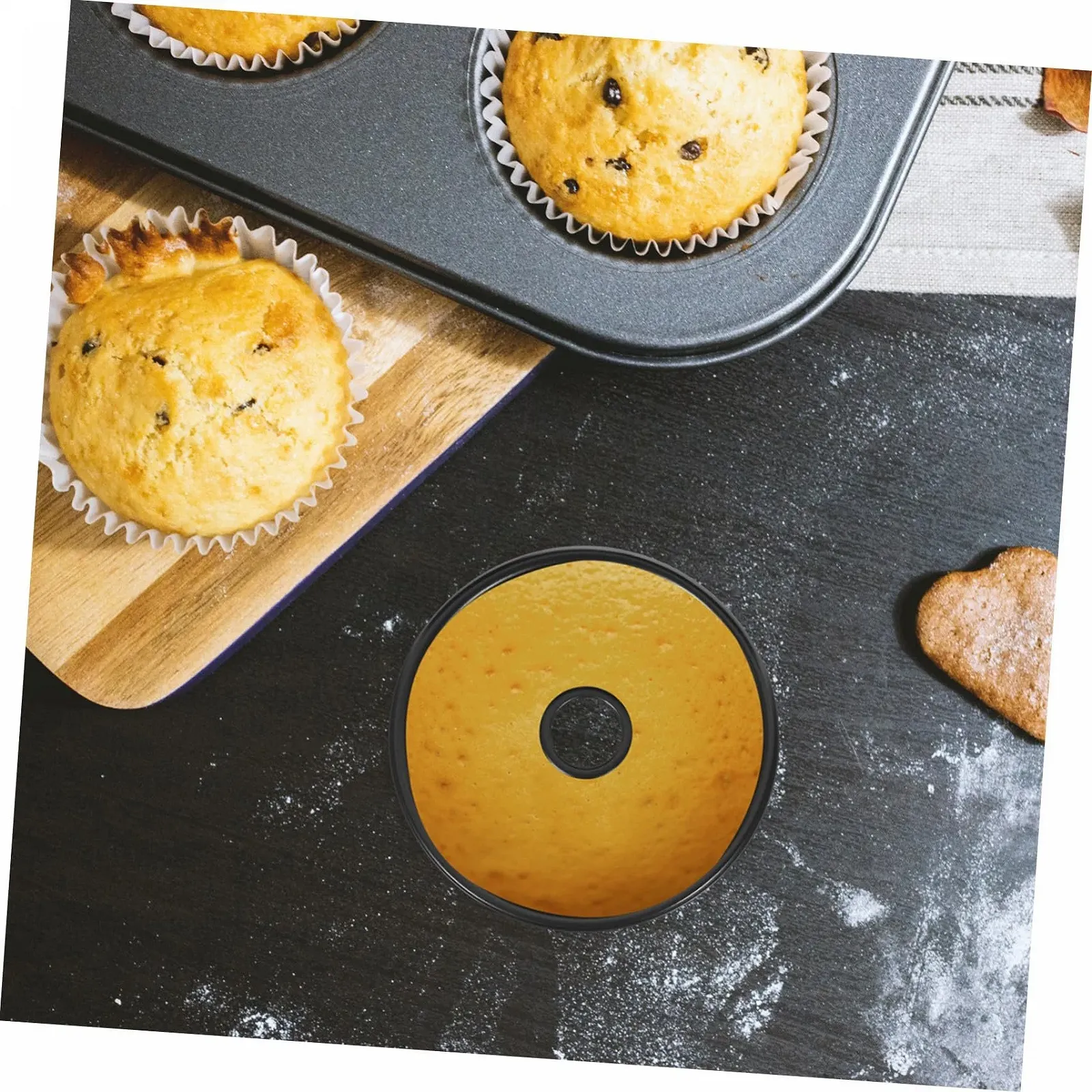 Форма для пончиков VILLCASE алюминиевая антипригарная легкая компактная, фото №6