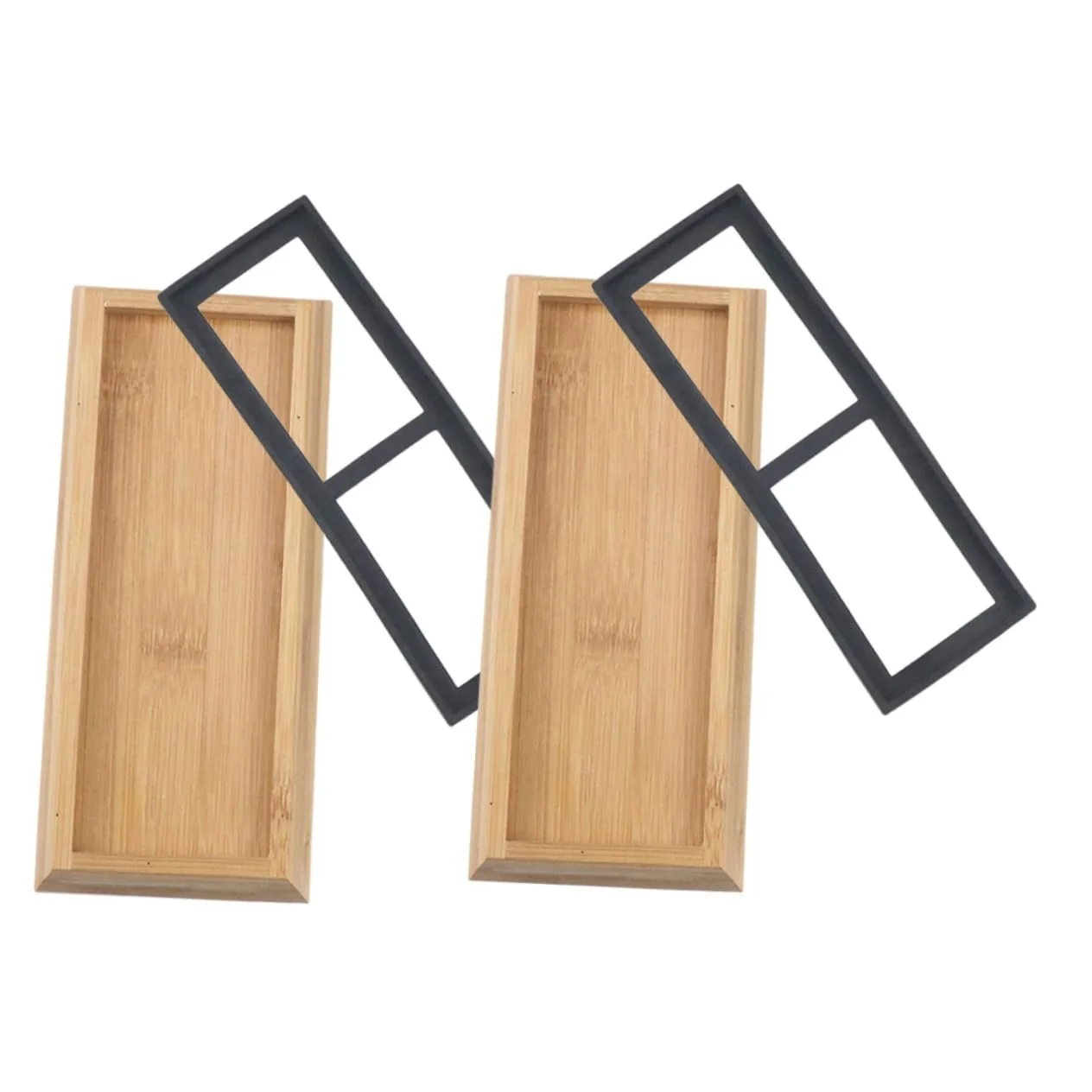 Держатели OUNONA на нескользящей основе для точильных камней с резиновым кольцом, 2 набора, фото №1