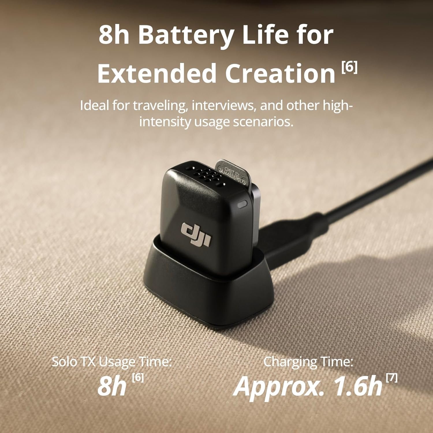 Мікрофон DJI Mic Mini Arctic White, фото №4