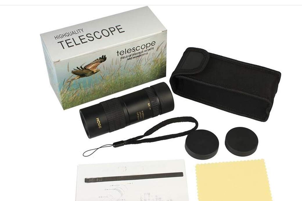 Монокуляр Zoom Monocular 8-24x30 Mini Metal HD для спостереження за птахами полювання кемпінг, фото №3
