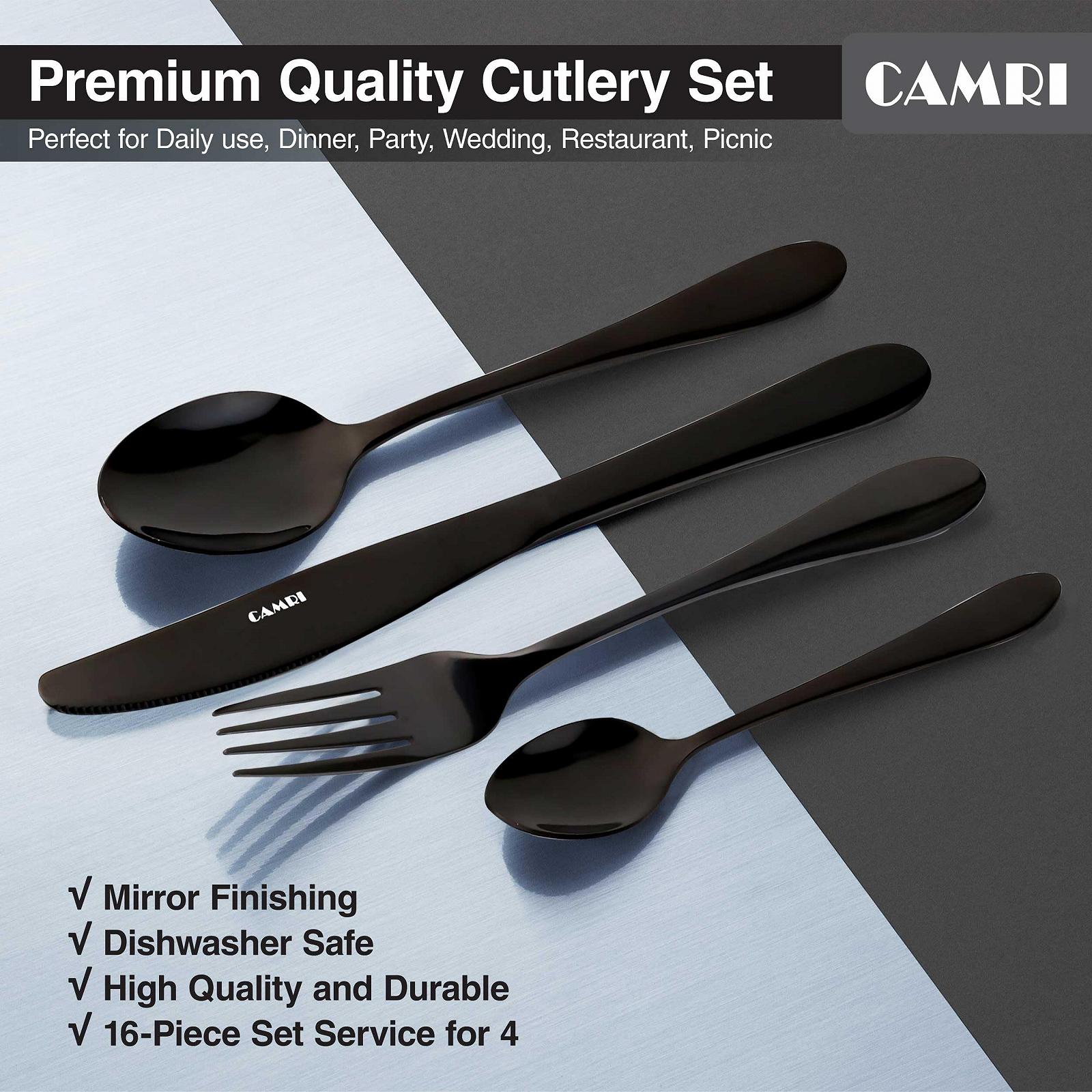 Набор столовых приборов CAMRI 16 предметов из нержавеющей стали, фото №4 Набор столовых приборов CAMRI 16 предметов из нержавеющей стали, фото №4